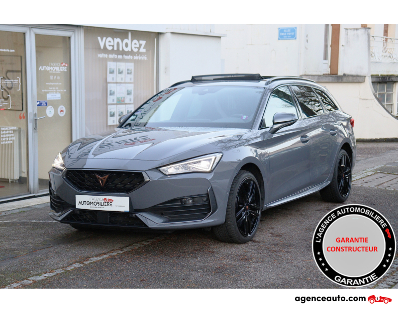 Achat voiture occasion, Auto occasion pas cher | Agence Auto Cupra Leon ST 1.4 Hybrid 245 DSG6 (TO, CarPlay, Virtual...) Gris Année 2021 Automatique Hybride