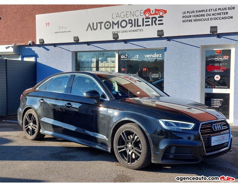 Compra de Carros Usados, Carros Usados Baratos | Auto Immo Audi A3 LIMOUSINE 2.0 TDI 150 CH S LINE Noir Ano 2019 Automatique Diesel
