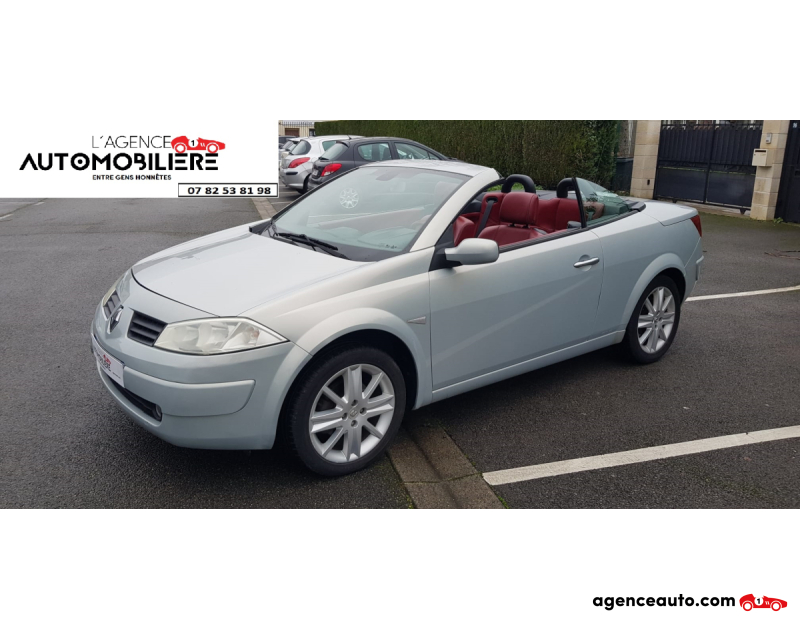 Compra de Coches Usados, Coches Usados Baratos %'|'% Agence Auto Renault Megane II Coupé Cabriolet 130 BVA Gris Año 2004 Automatique Essence