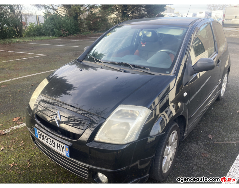 Achat voiture occasion, Auto occasion pas cher | Agence Auto Citroen C2 VTR Noir Année 2004 Manuelle Essence