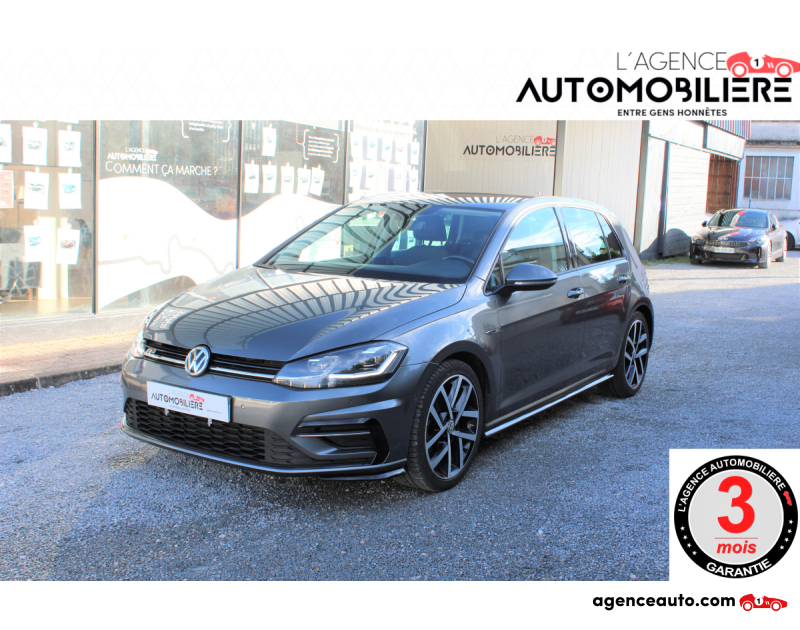 Achat voiture occasion, Auto occasion pas cher | Agence Auto Volkswagen Golf 7 1.4 TSI 125 CARAT R-LINE DSG BVA Argent Année 2017 Automatique Essence