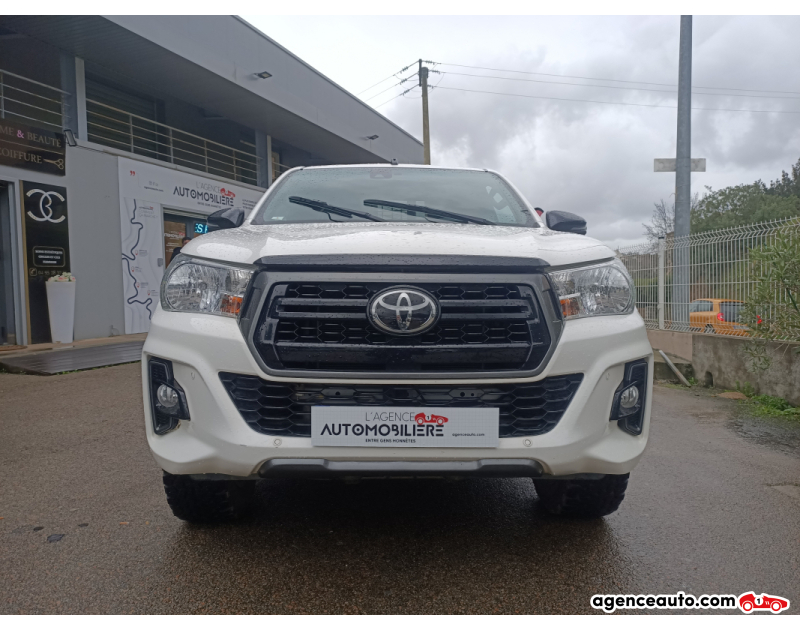Achat voiture occasion, Auto occasion pas cher | Agence Auto Toyota Hilux 150 CV 4X4 LOUNGE Blanc Année 2019 Manuelle Diesel
