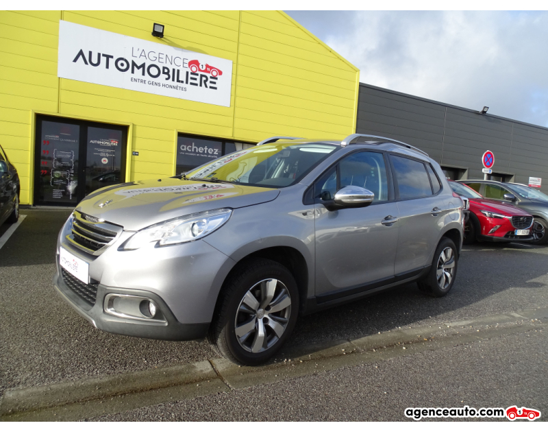 Achat voiture occasion, Auto occasion pas cher | Agence Auto Peugeot 2008 GENERATION-I 1.2 PURETECH 80 STYLE Gris Année 2016 Manuelle Essence