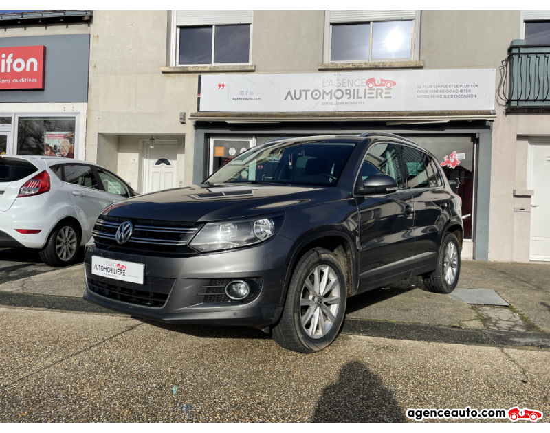 Achat voiture occasion, Auto occasion pas cher | Agence Auto Volkswagen Tiguan 2.0 TDi 140 4Motion DSG7 CARAT Distribution neuve Gris Année 2013 Automatique Diesel