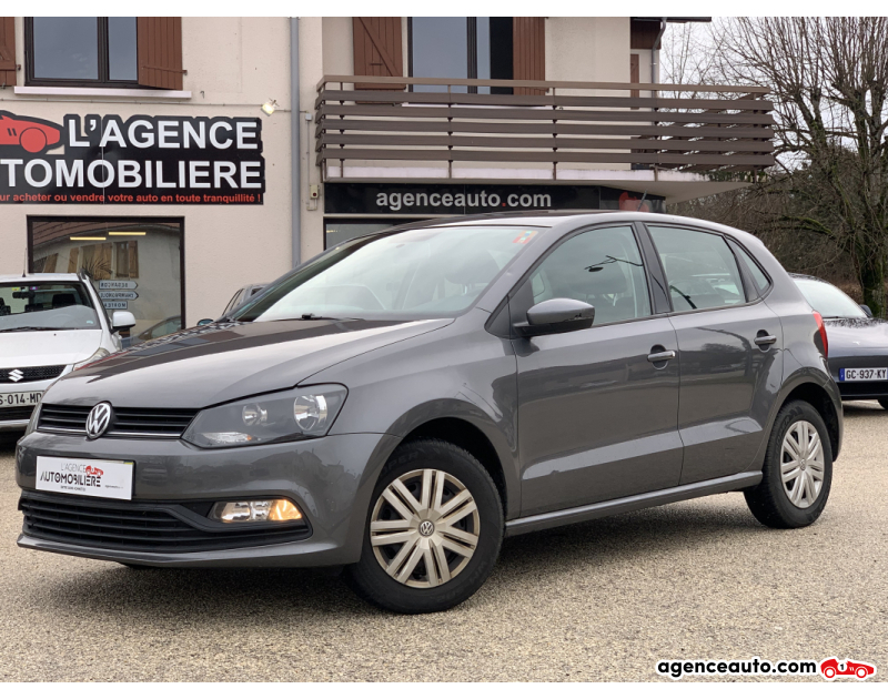 Achat voiture occasion, Auto occasion pas cher | Agence Auto Volkswagen Polo 1.0 60 ch Trendline 1ère main Gris Année 2017 Manuelle Essence