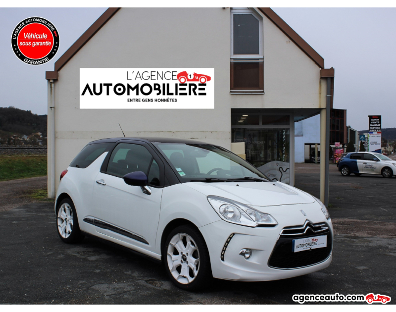 Acquisto Auto Usate, Auto Usate Economiche | Agenzia Automobiliare Citroen DS3 1.6 VTi 120 ch So Chic Blanc Anno 2013 Manuelle Essence