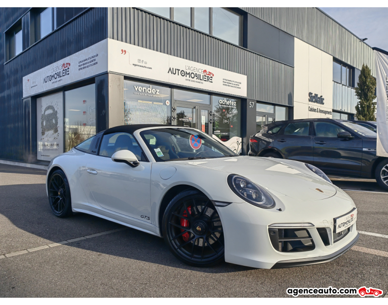 Compra de Coches Usados, Coches Usados Baratos %'|'% Agence Auto Porsche 911 Targa 991 3.0 450 GTS PDK7 PACK CHRONO 4 ROUES DIRECTRICES "1ère main" Blanc Año 2018 Automatique Essence