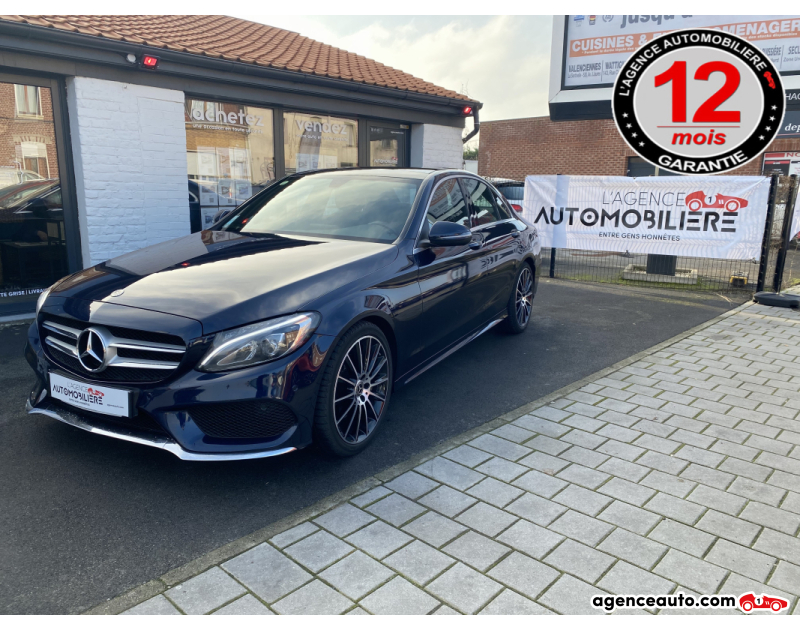 Achat voiture occasion, Auto occasion pas cher | Agence Auto Mercedes Classe C IV 220 D AMG LINE 4MATIC 9G-TRONIC TOIT PANORAMIQUE Bleu Année 2017 Automatique Diesel