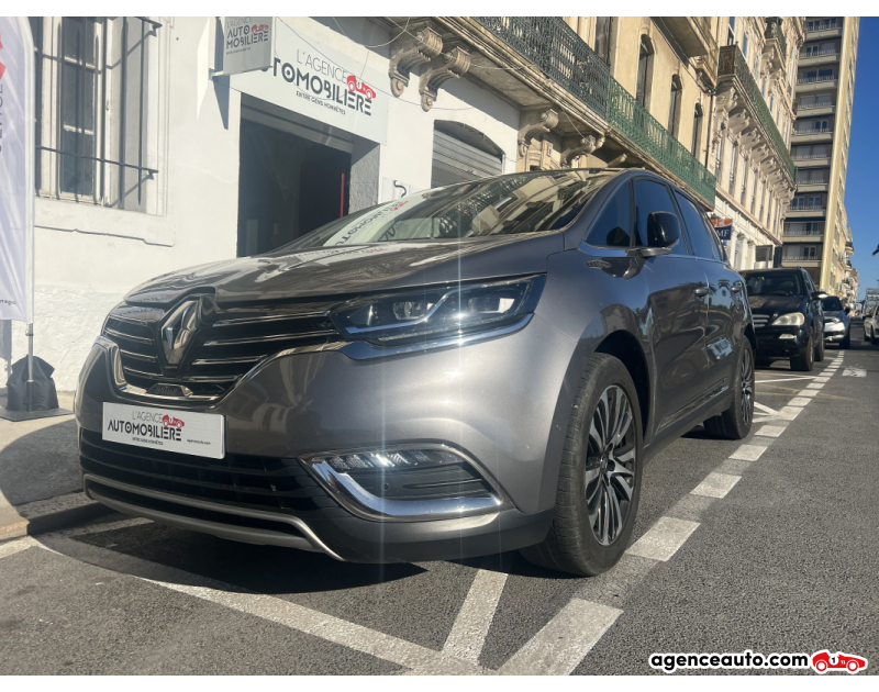 Achat voiture occasion, Auto occasion pas cher | Agence Auto Renault Espace 1.6 DCI 160 ENERGY INITIALE PARIS EDC BVA (Entretien Renault, caméra de recul, toit ouvrant et pano) Gris Année 2016 Automatique Diesel
