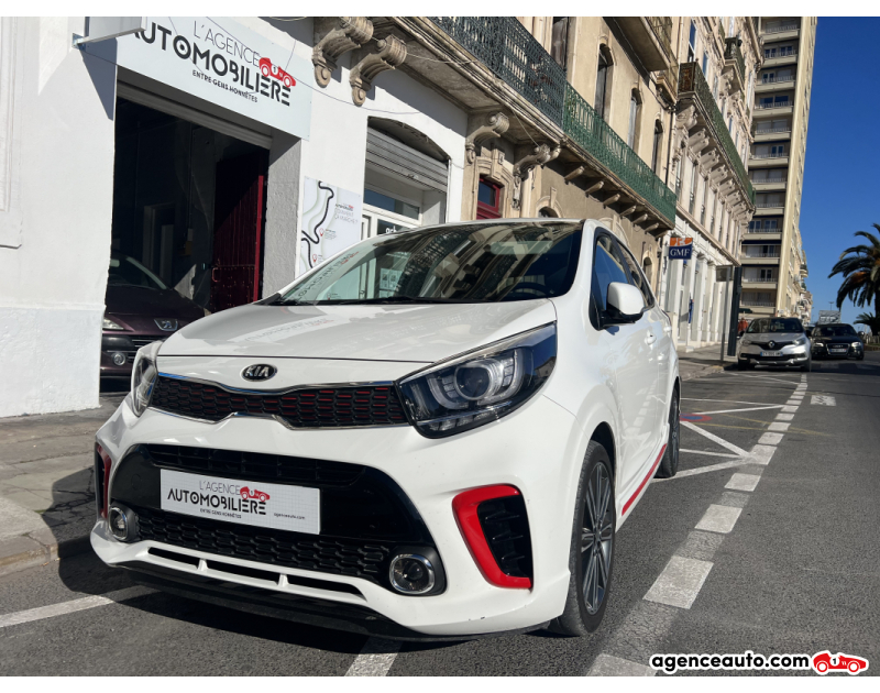 Compra de Coches Usados, Coches Usados Baratos %'|'% Agence Auto Kia Picanto 1.2 85 GT LINE (1ère main, garantie 2 ans, caméra de recul, ...) Blanc Año 2018 Manuelle Essence
