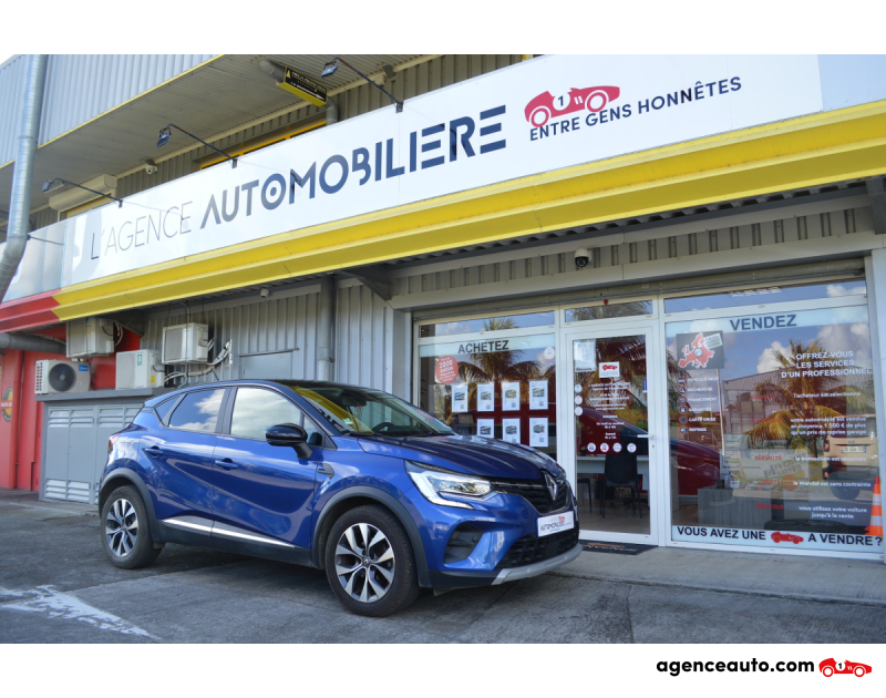 Compra de Coches Usados, Coches Usados Baratos %'|'% Agence Auto Renault Captur Captur 1.3 TCe 140ch FAP Zen EDC Bleu Año 2021 Automatique Essence