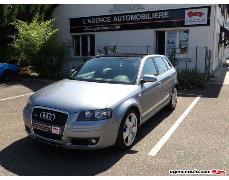 Achat voiture occasion, Auto occasion pas cher | Agence Auto Audi A3 sportback 2.0l tdi 140cv S line Violet Année 2007 Manuelle Essence