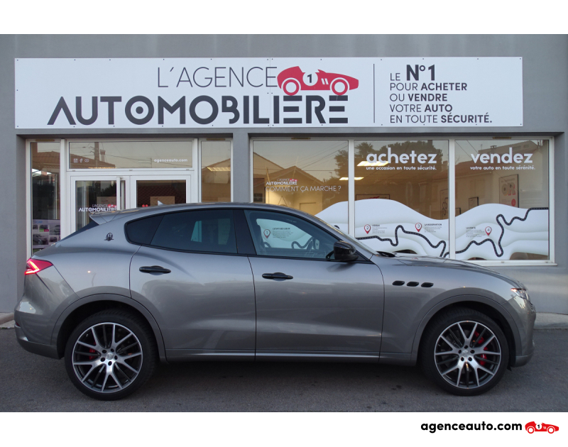 Aankoop Gebruikte Auto, Goedkope Gebruikte Auto | Agence Auto Maserati Levante Q4 GRANLUSSO 430 CV V6 Grijs Jaar 2017 Automatische auto Benzine