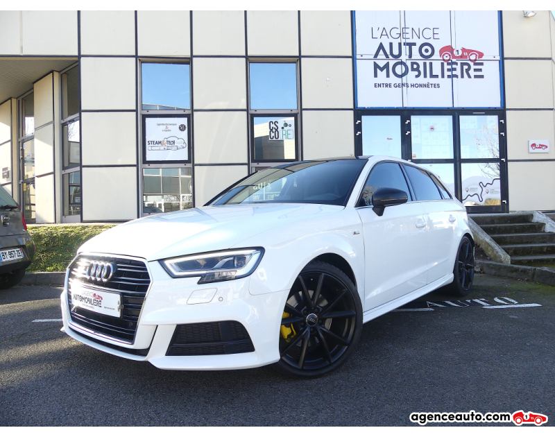 Achat voiture occasion, Auto occasion pas cher | Agence Auto Audi A3 SPORTBACK 2.0 TDI 184 S LINE QUATTRO S TRONIC Blanc Année 2017 Automatique Diesel