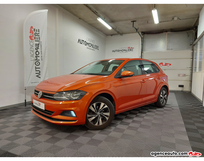 Achat voiture occasion, Auto occasion pas cher | Agence Auto Volkswagen Polo VI 1.0 TSI 95 FIRST EDITION DSG7 Orange Année 2018 Automatique Essence
