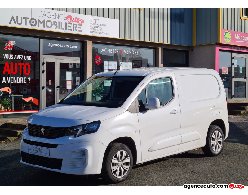 Achat voiture occasion, Auto occasion pas cher | Agence Auto Peugeot Partner L1 1.6 BlueHDi 8V FAP 100 cv PREMIUM Blanc Année 2018 Manuelle Diesel
