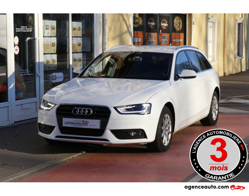 Compra de Carros Usados, Carros Usados Baratos | Auto Immo Audi A4 Avant 2.0 TDI 150 Business line BVM6 (GPS, BT, Xénon...) Blanc Ano 2013 Manuelle Diesel