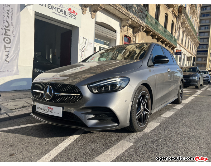 Achat voiture occasion, Auto occasion pas cher | Agence Auto Mercedes Classe B 180 135 AMG LINE 7G-DCT BVA (Entretien complet Mercedes, Caméra de recul,..) Gris Année 2019 Automatique Essence