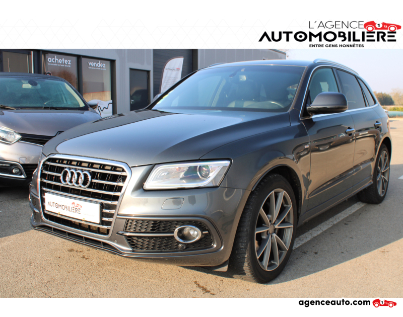 Achat voiture occasion, Auto occasion pas cher | Agence Auto Audi Q5 2.0 TDI 190 S-LINE COMPETITION PLUS Gris Année 2016 Automatique Diesel