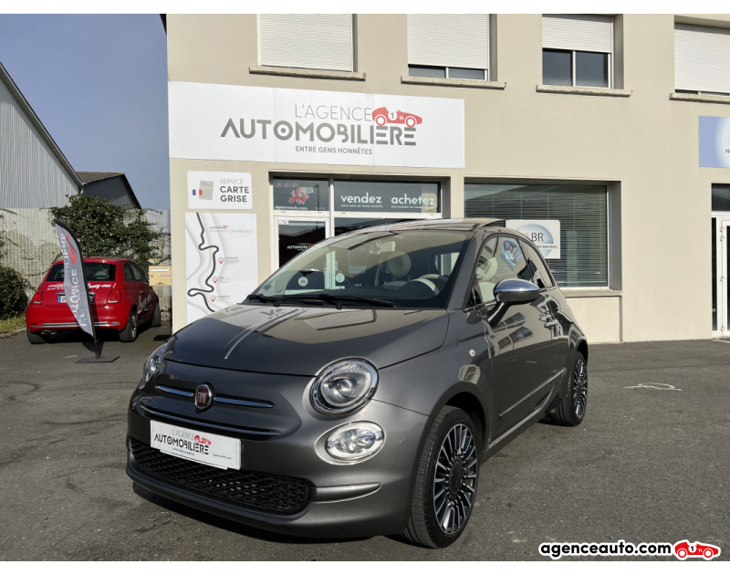 Compra de Carros Usados, Carros Usados Baratos | Auto Immo Fiat 500 1.2 69 HARCOURT - 1ER MAIN - ORIGINE FRANCE - SERIE LIMITE 500 EXEMPLAIRES Argent Ano 2019 Manuelle Essence