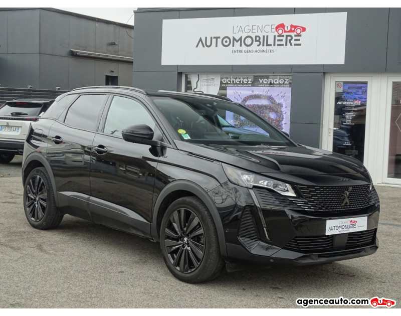 Compra de Carros Usados, Carros Usados Baratos | Auto Immo Peugeot 3008 1.5 HDI 130 CH GT PACK -BLACK PACK- Noir Ano 2021 Automatique Diesel