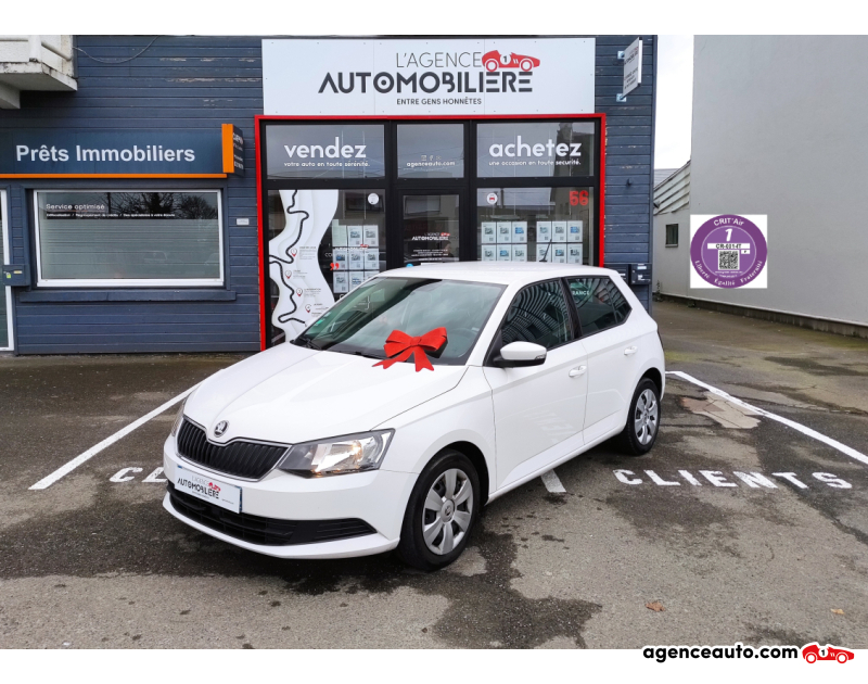 Acquisto Auto Usate, Auto Usate Economiche | Agenzia Automobiliare Skoda Fabia Essence 60cv BVM5 CLEVER Blanc Anno 2017 Manuelle Essence