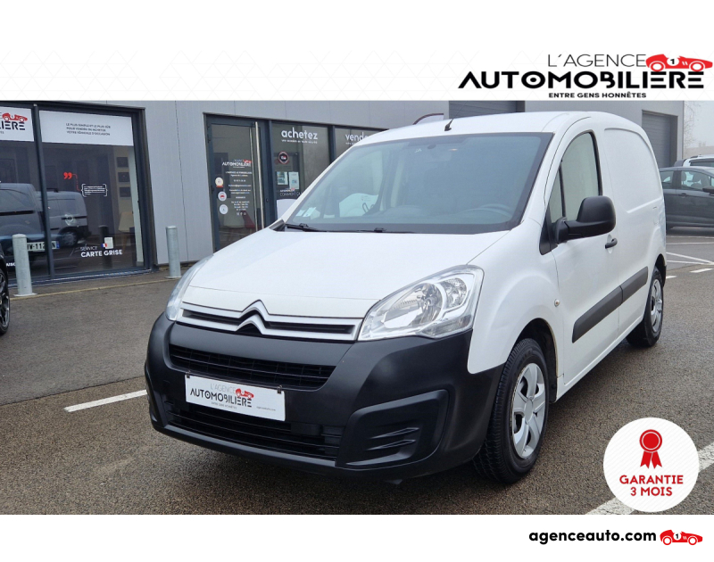 Achat voiture occasion, Auto occasion pas cher | Agence Auto Citroen Berlingo 1.6 BLUEHDI 100 L1 CONFORT Blanc Année 2016 Manuelle Diesel