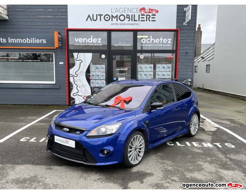 Achat voiture occasion, Auto occasion pas cher | Agence Auto Ford Focus RS 2.5 T 305 cv BVM6 (1ère main) Bleu Année 2010 Manuelle Essence