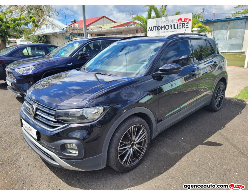 Achat voiture occasion, Auto occasion pas cher | Agence Auto Volkswagen T-Cross 1.6L Tdi 95CV Noir Année 2020 Automatique Diesel