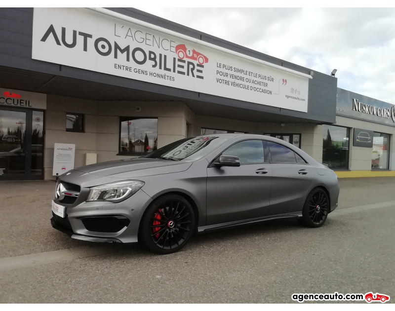Achat voiture occasion, Auto occasion pas cher | Agence Auto Mercedes Classe CLA AMG 45 360 4 MATIC 7G-DCT Gris Année 2014 Automatique Essence