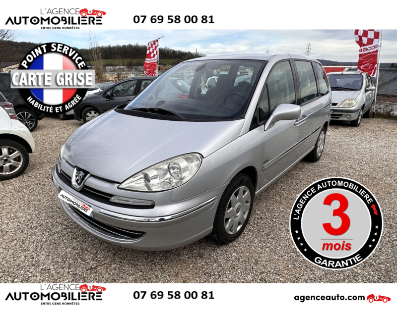 Achat voiture occasion, Auto occasion pas cher | Agence Auto Peugeot 807 2.0 HDi 138 cv ch Navteq****GARANTIE 3 MOIS***** Gris Année 2008 Manuelle Diesel