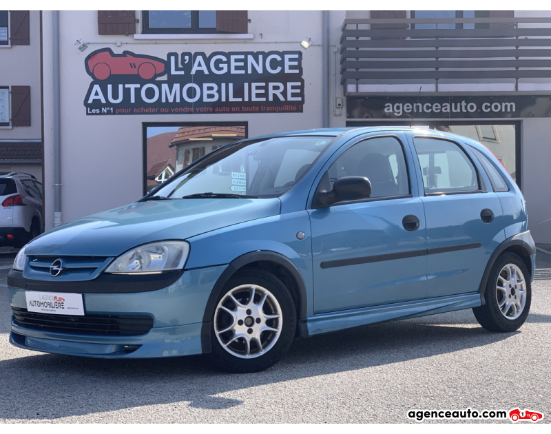 Achat voiture occasion, Auto occasion pas cher | Agence Auto Opel Corsa C 1.2 i 16V 75 cv Bleu Année 2001 Manuelle Essence