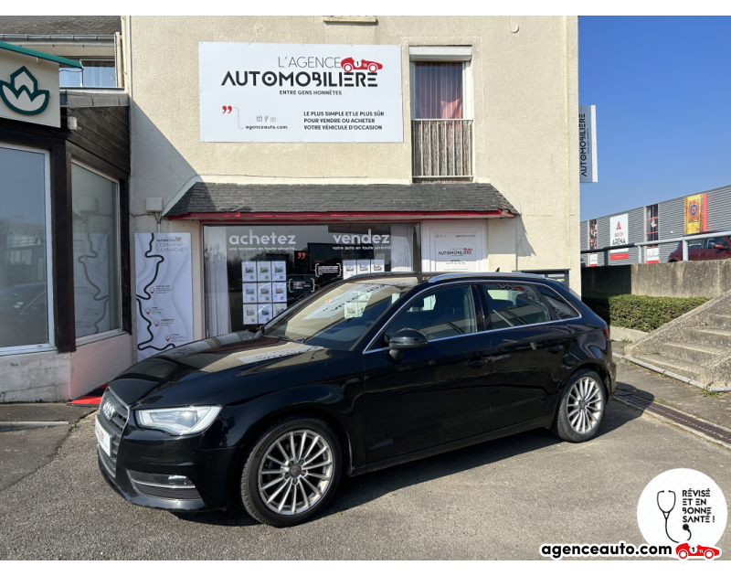 Achat voiture occasion, Auto occasion pas cher | Agence Auto Audi A3 SPORTBACK 2.0 TDI 150 AMBITION STRONIC BVA Noir Année 2014 Automatique Diesel