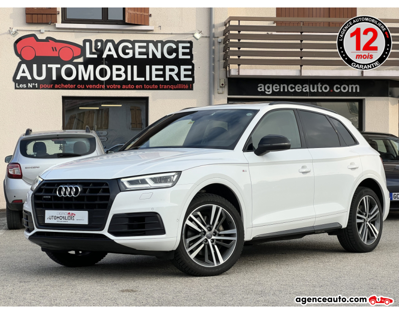 Achat voiture occasion, Auto occasion pas cher | Agence Auto Audi Q5 3.0 V6 tdi 285ch QUATTRO S-LINE BVA FRANCE Blanc Année 2018 Automatique Diesel