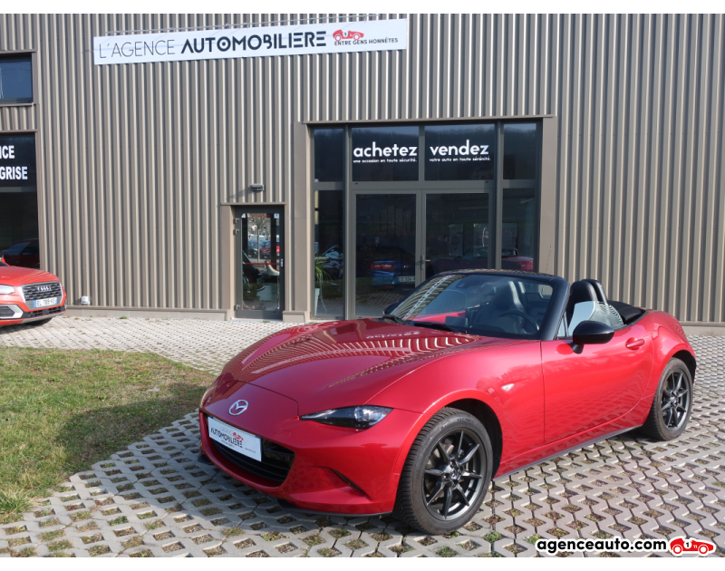 Achat voiture occasion, Auto occasion pas cher | Agence Auto Mazda MX-5 1.5 16S Dynamique 131Cv Rouge Année 2016 Manuelle Essence