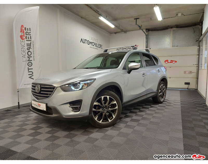 Achat voiture occasion, Auto occasion pas cher | Agence Auto Mazda CX-5 (2) 2.2 SKYACTIV-D 175 SELECTION 4X4 BVA6 + TOIT OUVRANT Gris Année 2016 Automatique Diesel