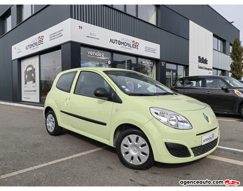 Gebrauchtwagenkauf, Günstige Gebrauchtwagen | Automobilienagentur Renault Twingo 1.2L 60cv Authentique "1ère main" Vert Jahr 2008 Manuelle Essence