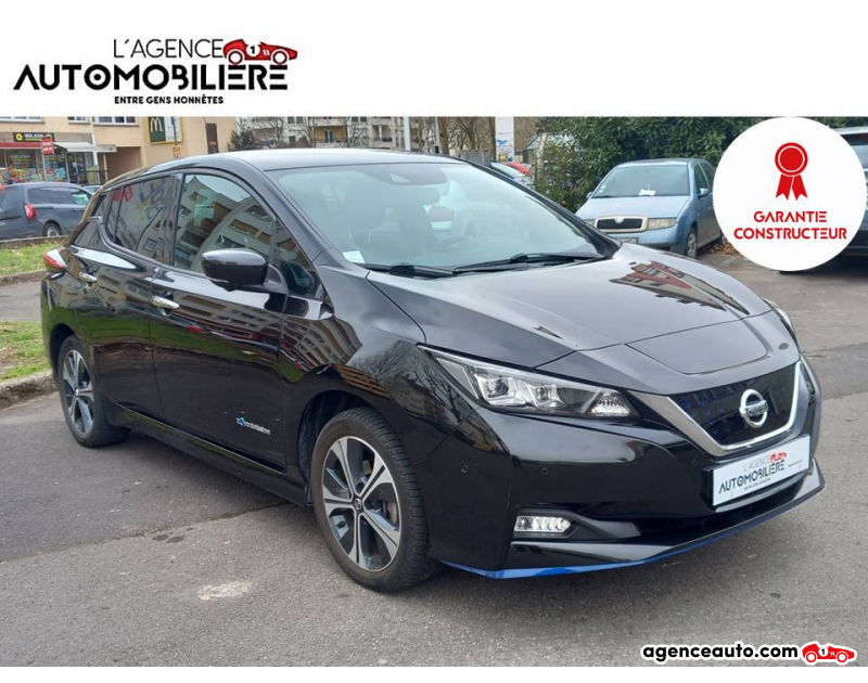 Achat voiture occasion, Auto occasion pas cher | Agence Auto Nissan Leaf E+Tekna     2kw 217cv Noir Année 2019 Automatique Électrique