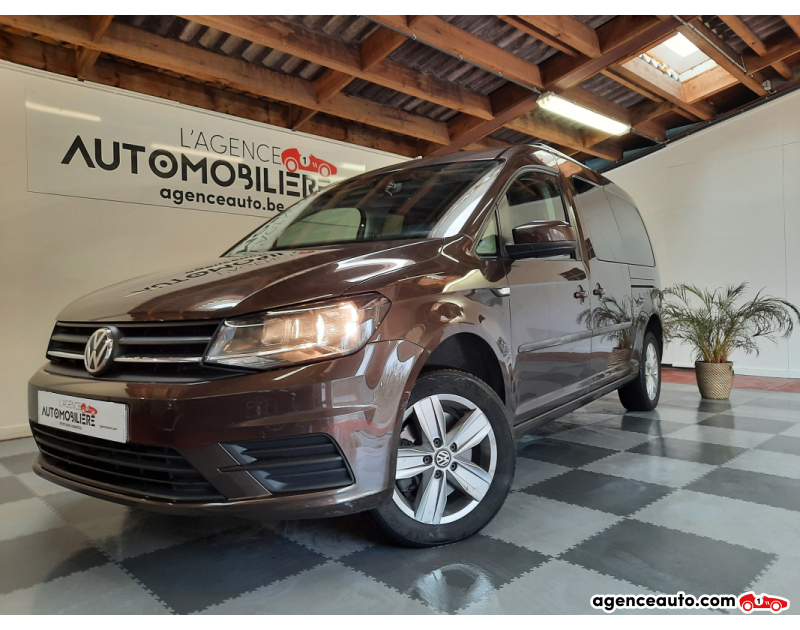 Achat voiture occasion, Auto occasion pas cher | Agence Auto Volkswagen Caddy 2.0 TDi Comfortline Double Cabine 150Ch Boite Manuelle 6V/ Garantie 12 Mois Bronze Année 2017 Manuelle Diesel