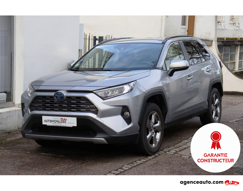 Achat voiture occasion, Auto occasion pas cher | Agence Auto Toyota RAV4 V 218 Hybrid Dynamic 2WD E-CVT (Garantie Constructeur 2029, Caméra...) Gris Année 2019 Automatique Hybride