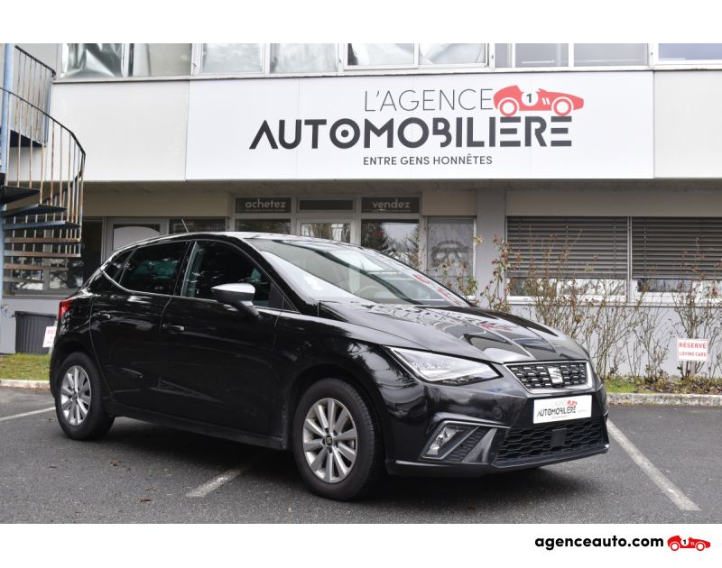 Achat voiture occasion, Auto occasion pas cher | Agence Auto Seat Ibiza XCELLENCE 1.0 TSI 12V GPF 95 cv Noir Année 2018 Manuelle Essence