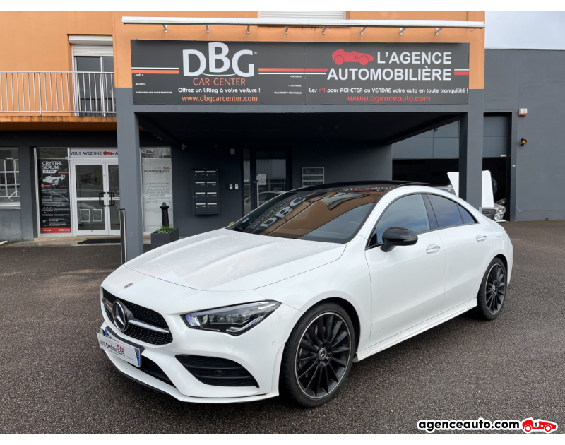 Achat voiture occasion, Auto occasion pas cher | Agence Auto Mercedes Classe CLA 2.0 d 220d 190cv AMG Line 8G-DCT TO Blanc Année 2019 Automatique Diesel