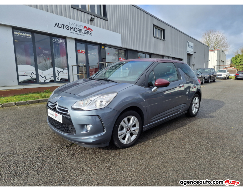 Achat voiture occasion, Auto occasion pas cher | Agence Auto Citroen DS3 1.6 VTI 120CH GPS GARANTIE 1 AN Gris Année 2010 Manuelle Essence