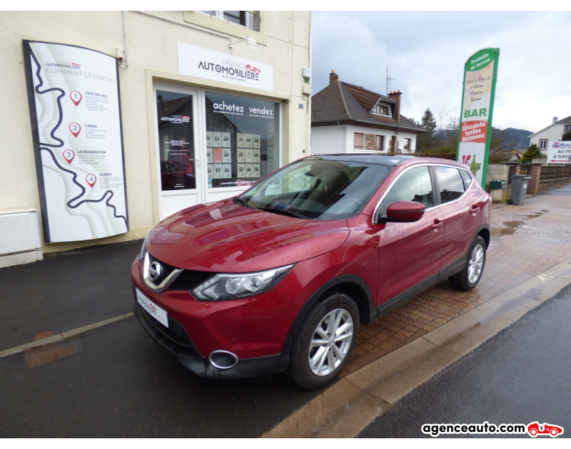 Achat voiture occasion, Auto occasion pas cher | Agence Auto Nissan Qashqai II 1,6 DCI 130 Connect Edition BVM6 Rouge Année 2014 Manuelle Diesel