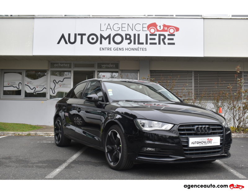 Gebrauchtwagenkauf, Günstige Gebrauchtwagen | Automobilienagentur Audi A3 Berline (8VS) 1.6 TDi S-Tronic (7 rapports) 110 cv Boîte auto Noir Jahr 2015 Automatique Diesel