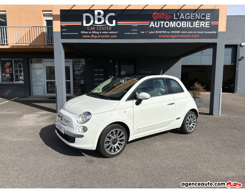 Achat voiture occasion, Auto occasion pas cher | Agence Auto Fiat 500 LOUNGE, Phase 3 1.2 MPi 69 cv Blanc Année 2015 Manuelle Essence