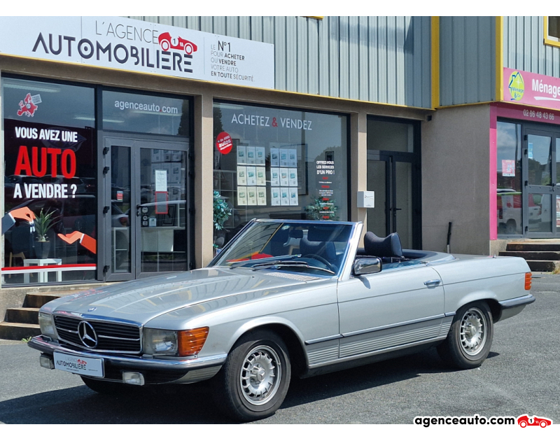 Achat voiture occasion, Auto occasion pas cher | Agence Auto Mercedes SL R107 280 EUROPEENNE Gris Année 1978 Automatique Essence