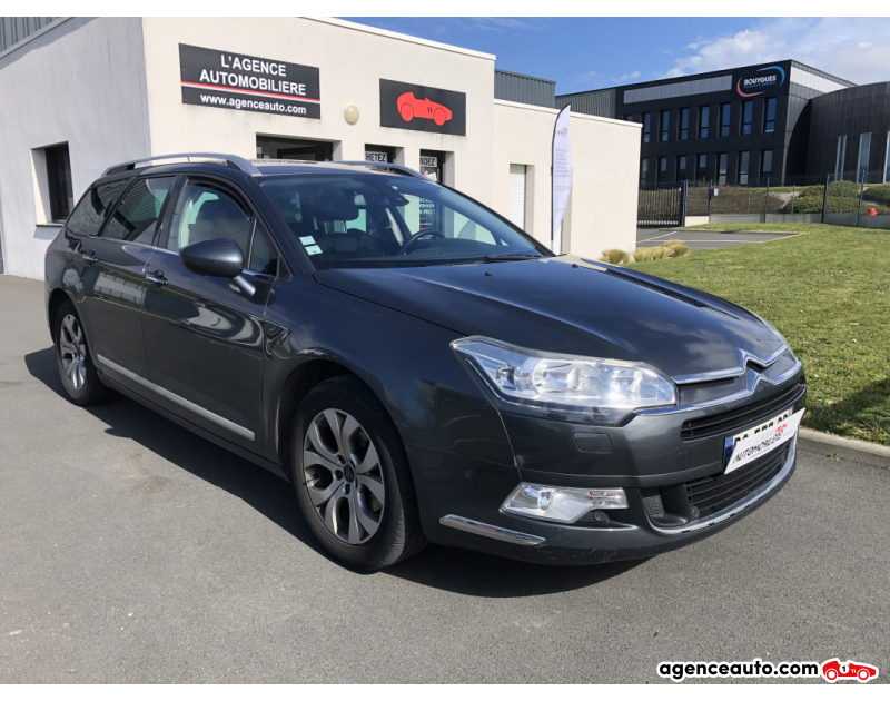 Achat voiture occasion, Auto occasion pas cher | Agence Auto Citroen C5 2.0 HDI 140 ch millénium+ BREAK Gris Année 2015 Manuelle Diesel