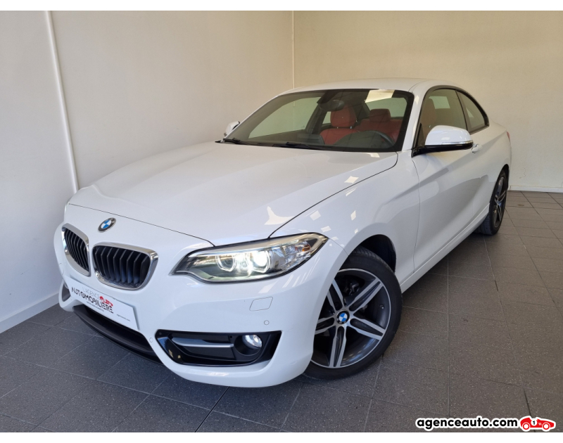 Compra de Coches Usados, Coches Usados Baratos %'|'% Agence Auto Bmw Série 2 Coupé 218 i BVA PACK SPORT Blanc Año 2016 Automatique Essence