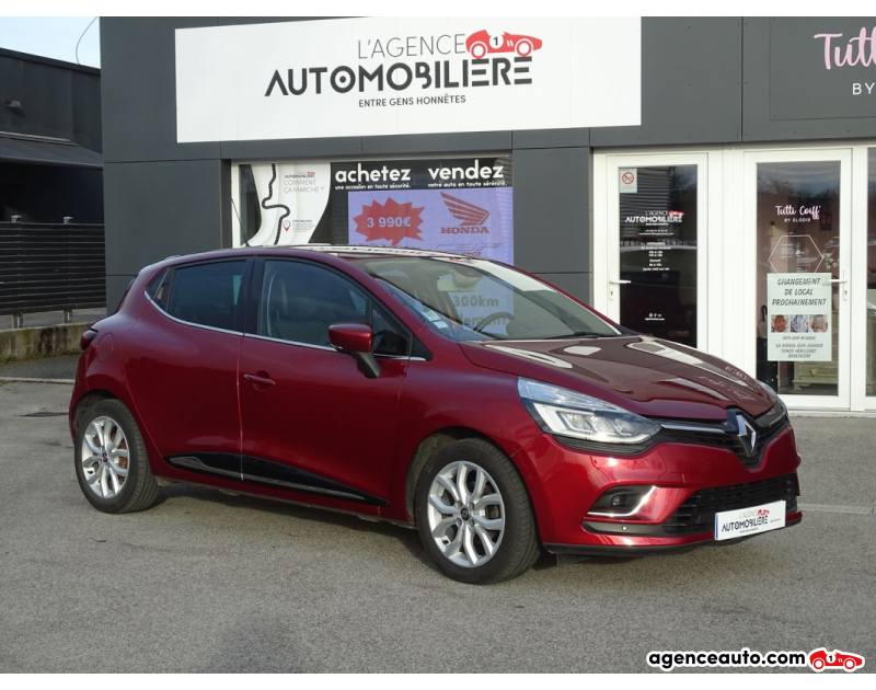 Achat voiture occasion, Auto occasion pas cher | Agence Auto Renault Clio IV 1.5 dCi 110 ch INTENS ENERGY BVM6 Rouge Année 2017 Manuelle Diesel